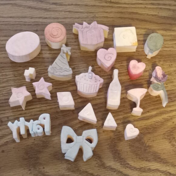🎯 10 for $10 / Lot of Scrapbooking Used Foam Stamps - Picture 1 of 12